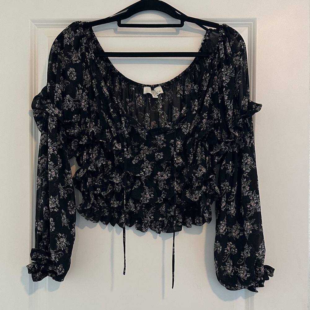 Pinch Black Floral Blouse